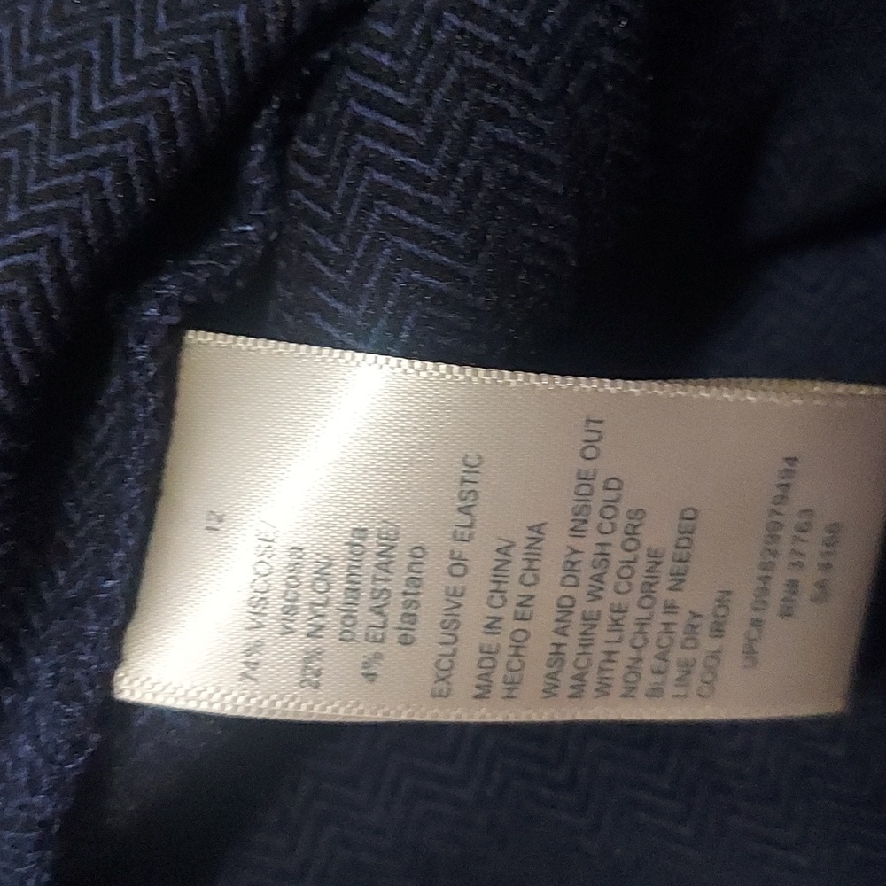 5/$10 Rafaella Mediterranean Blue Slim Ankle Pants - Picture 10 of 10